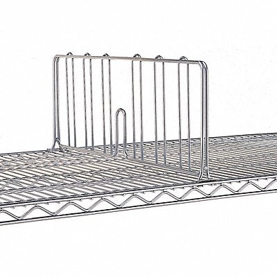 Shelf Divider 2inx8inx24in Steel PK6