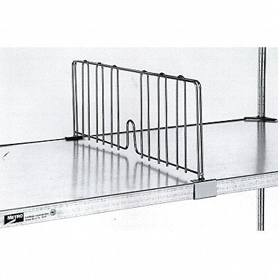 Shelf Divider 2 1/8x8x18in StnlStl PK6