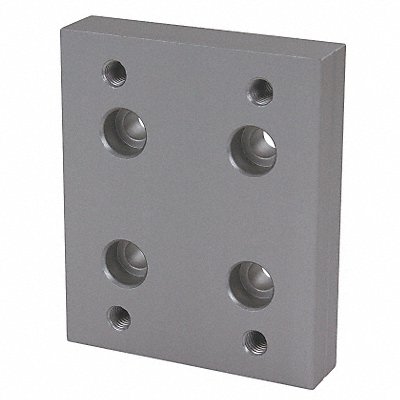 Flange Mount Caster Base Plate Quad