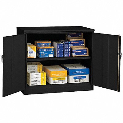 Storage Cabinet 42 x48 x24 Black 2Shlv