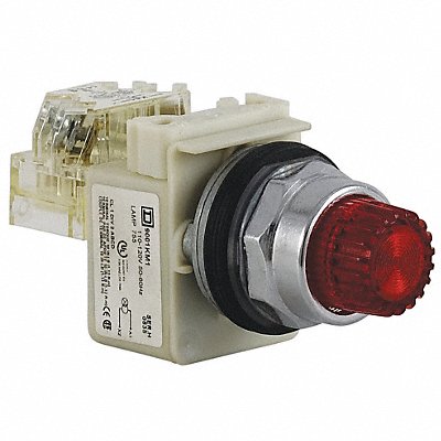 H6931 Illuminated Push Button 30mm 1NO/1NC Red