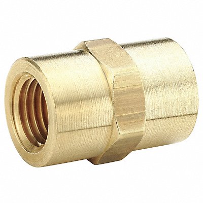 Coupling Brass 1/8 in FNPT x MNPT