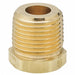 Hex Bushing Brass 1/2 x 3/8 in NPT