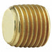 Countersink Plug Brass 3/8 in MNPT