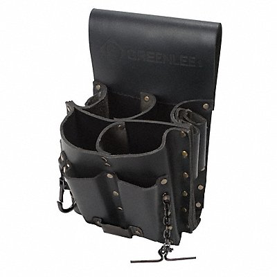 Black Tool Pouch Leather