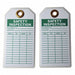 Saf Inspection Tag 5-3/4 x 3 In Brs PK10