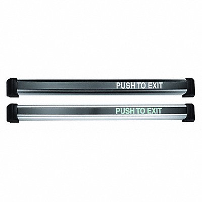 Push to Exit Bar Black Width 42 In.