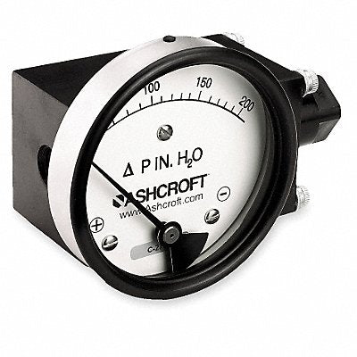 D0749 Pressure Gauge 0 to 200 In H2O