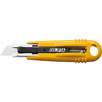 Safety Knife 5-3/4 in Black/Yellow