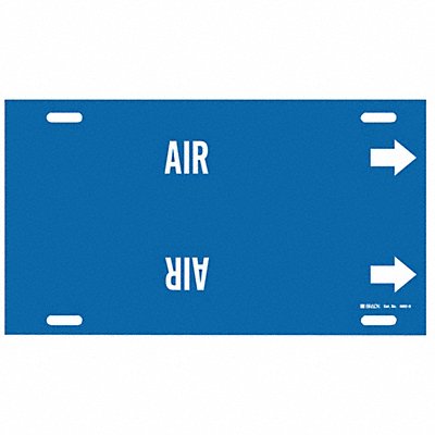 Pipe Marker Air 8 in H 16 in W