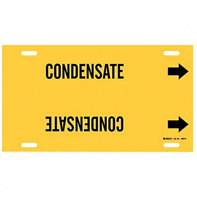 Pipe Marker Condensate 10 in H 24 in W