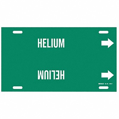 Pipe Marker Helium 8 in H 16 in W