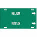 Pipe Marker Helium 8 in H 16 in W