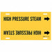 Pipe Mrkr High Prssr Steam 10in H 24in W