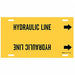Pipe Marker Hydraulic Line 10in H 24in W