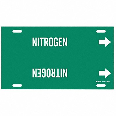 Pipe Marker Nitrogen 10 in H 24 in W