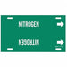 Pipe Marker Nitrogen 10 in H 24 in W