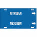 Pipe Marker Nitrogen 10 in H 24 in W