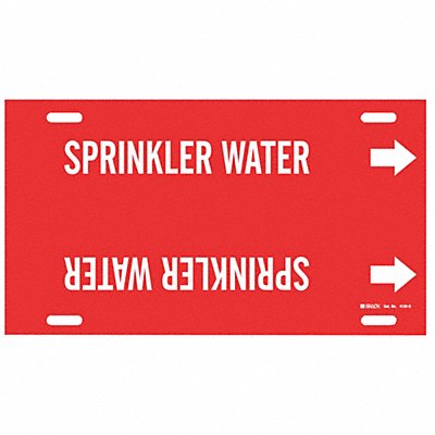 Pipe Markr Sprinkler Water 10in H 32in W