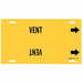 Pipe Marker Vent 10 in H 24 in W