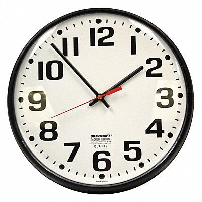 Wall Clock Analog Battery