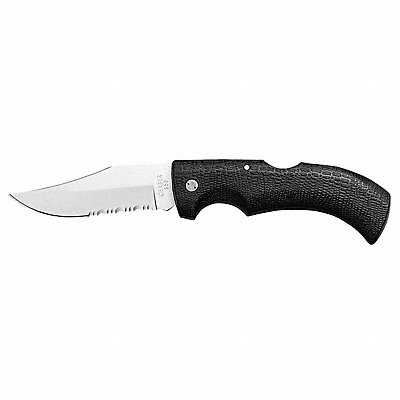 Lockblade Knife 3 3/4 In Serrated