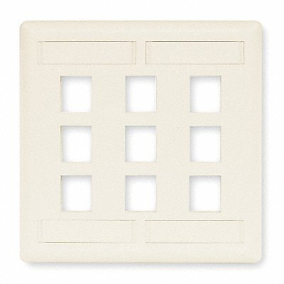 Wall Plate 9 Port