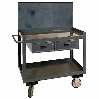 Mobile Wrkstion Steel 36 L 24 W 1 Shelf