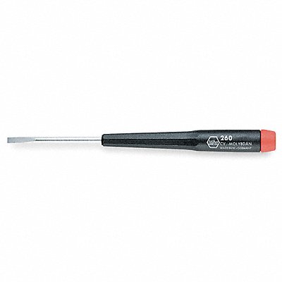 Prcsion Slotted Screwdriver 9/64 in