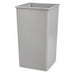 Trash Can Square 50 gal Gray