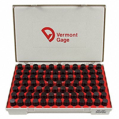 Black Ox-Coated Pin Gauge Set Dim Type 