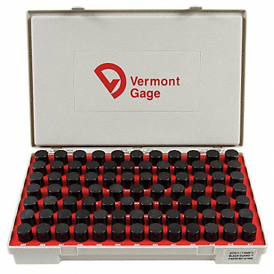 Black Ox-Coated Pin Gauge Set Dim Type 