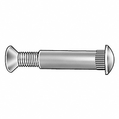 Architect Bolt Steel 1/4 -20 1 9/16 L