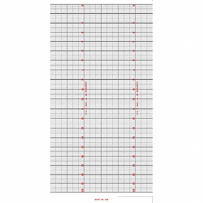 Strip Chart Roll Range 0 to 20 120 Ft