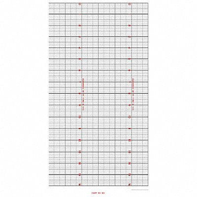 Strip Chart Roll Range 0 to 16 120 Ft