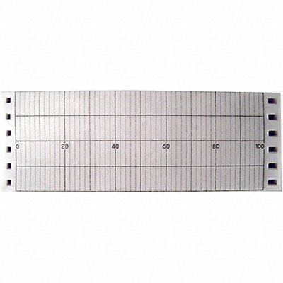 Strip Chart Fanfold Range 0 to 100 53 Ft