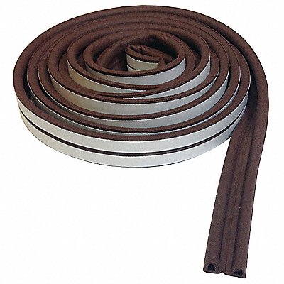 Weatherstrip P Brown Length 17 ft.