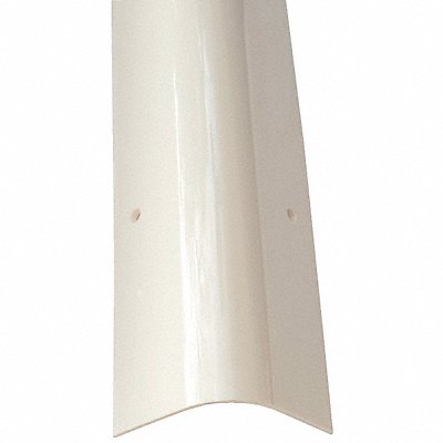 Corner Guard OAH48In White Rounded Angle