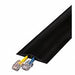 Cable Protector 2 Channels Black 10 ft.L