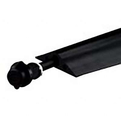 Cable Protector 1 Channel Black 5 ft L