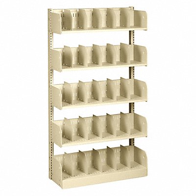 Divider Shelf Single 5 Shelves 12 In