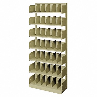 Divider Shelf Single 7 Shelves 12 In