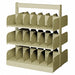 Divider Shelf Double 6 Shelves 20 In