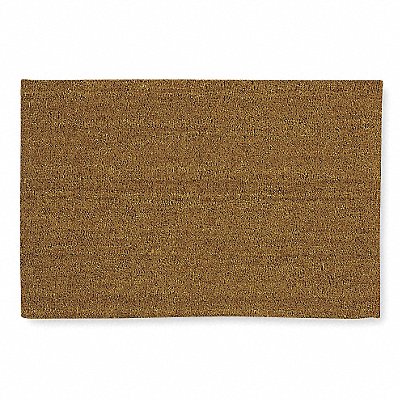 Carpeted Entrance Mat Tan 18-3/4 x2ft 6 