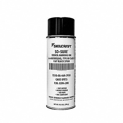 Spray Stencil Ink 10.5 oz Black