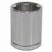 Socket Steel Chrome 19 mm