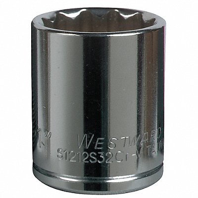 Socket Steel Chrome 1 5/8 in