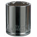 Socket Steel Chrome 1 3/8 in