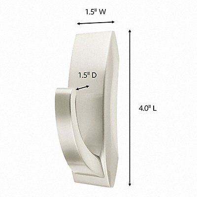 Single Point Hook Metal 1-1/2 In