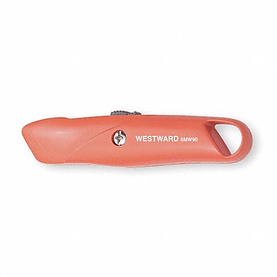 Retractable Utility Knife 6 in Orange